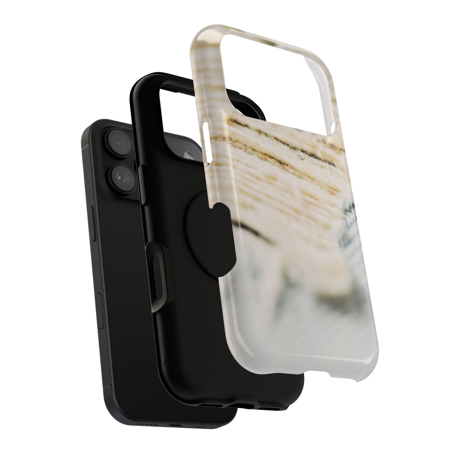 Impact-Resistant Phone Case – Woven Warmth