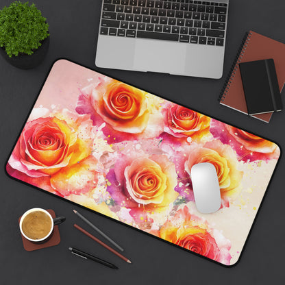 Desk Mat – Sunset Roses