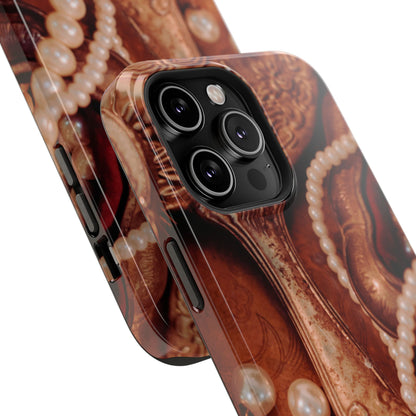 Impact-Resistant Phone Case – Bronze Vanity