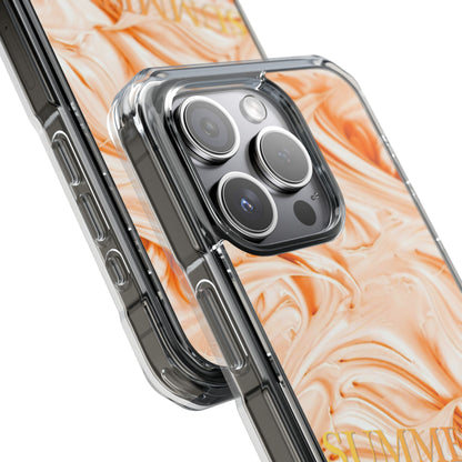 Clear Phone Case – Peach Sorbet