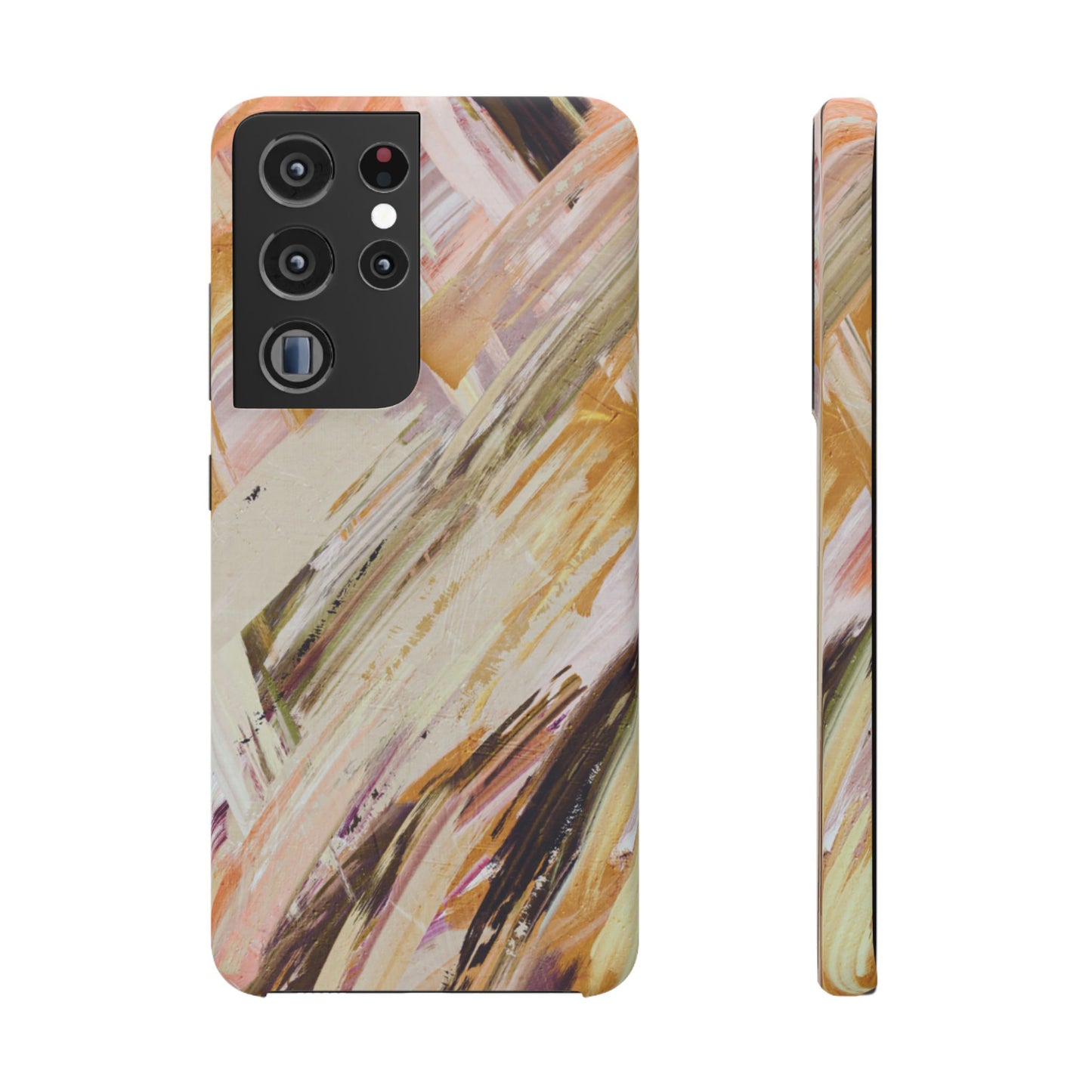 Snap Phone Case – Brush & Bronze