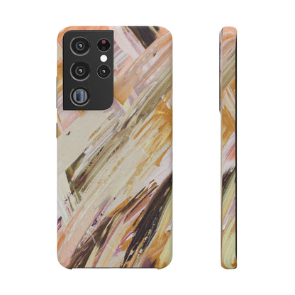Snap Phone Case – Brush & Bronze