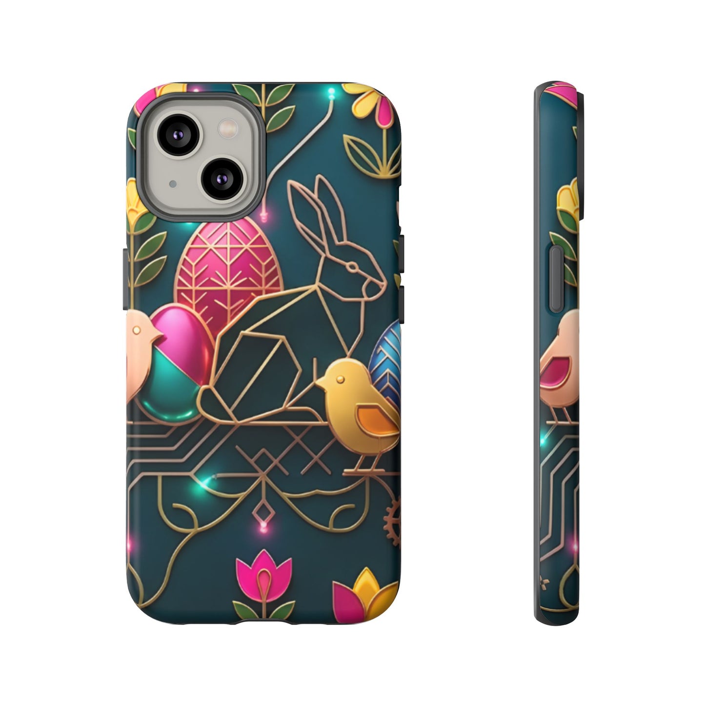 Protective Phone Case – Jeweled Garden