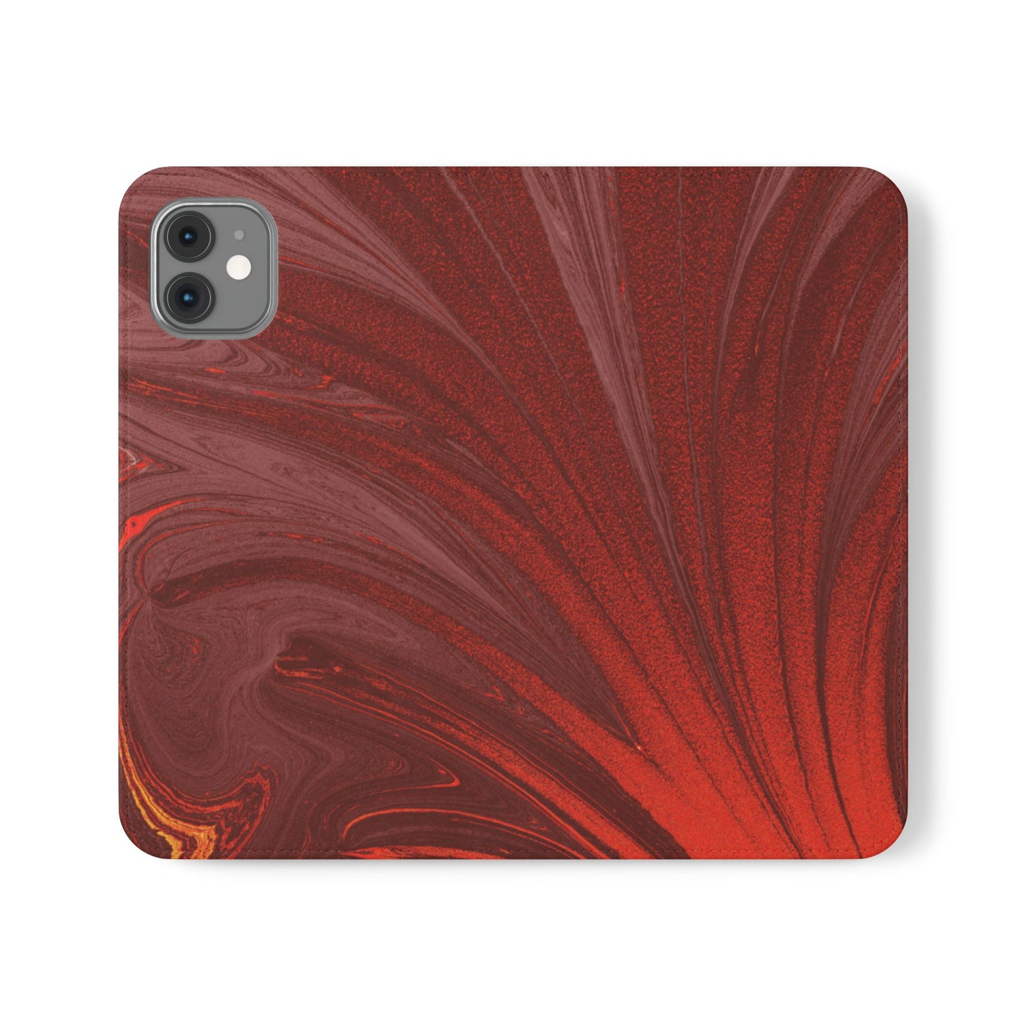 Flip Case – Crimson Current