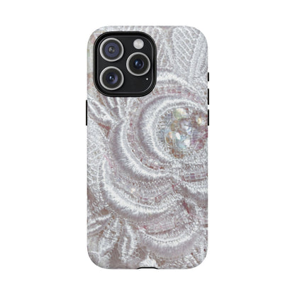 Protective Magnetic Phone Case – Lace Veil