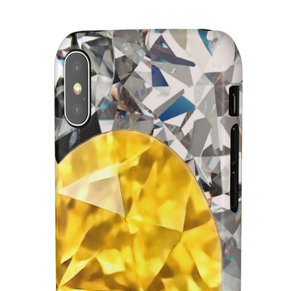 Snap Phone Case – Heart of Gold