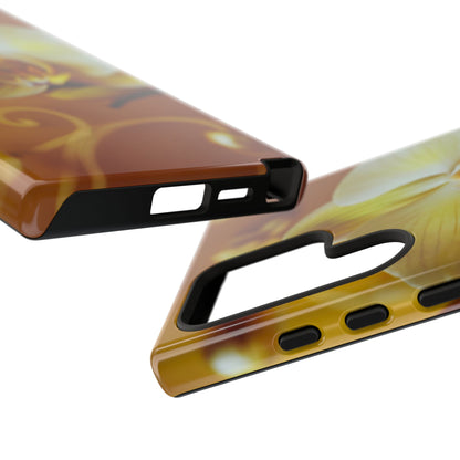 Protective Phone Case – Amber Orchid