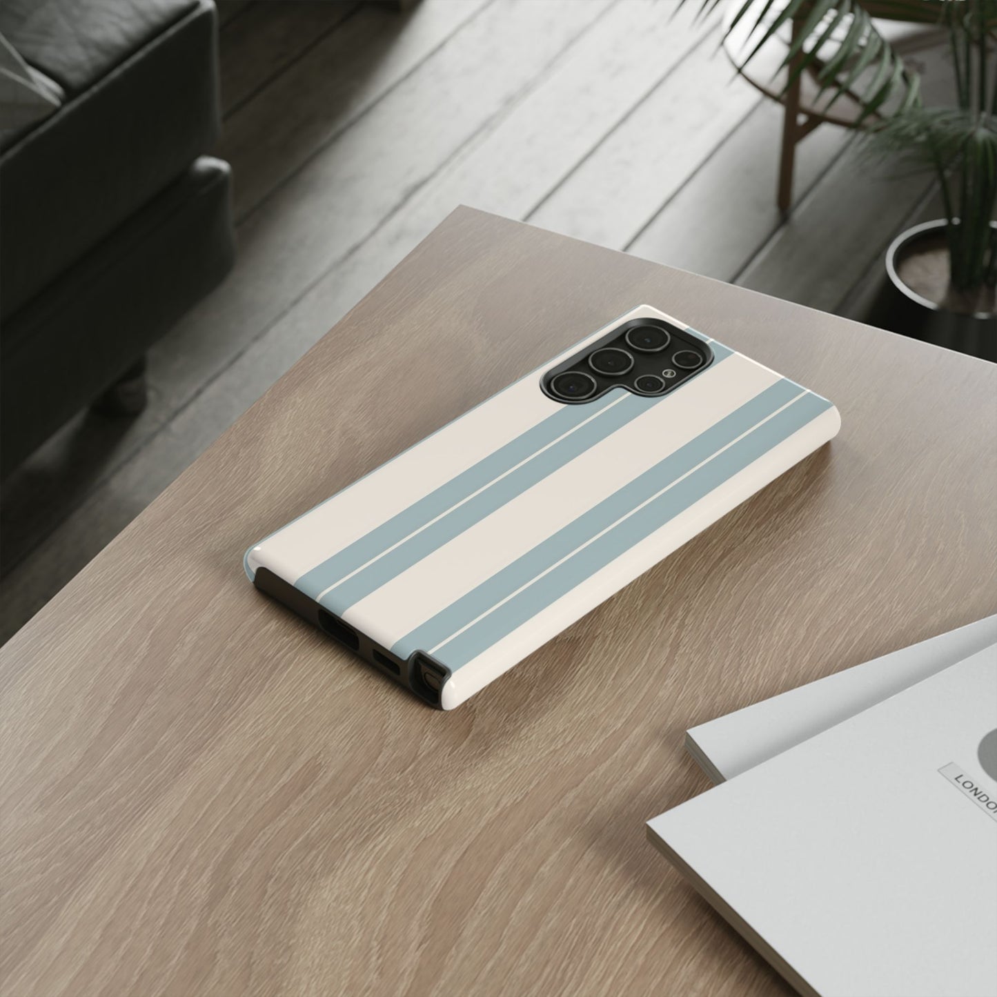 Protective Phone Case – Coastal Stripe