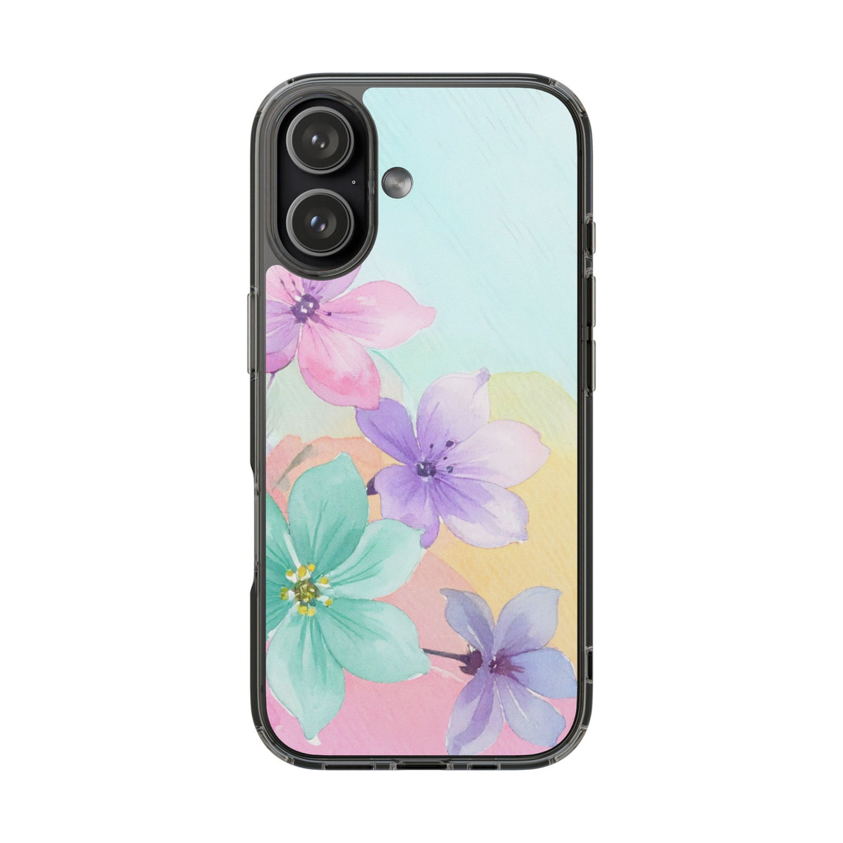 Clear Phone Case – Water Petal