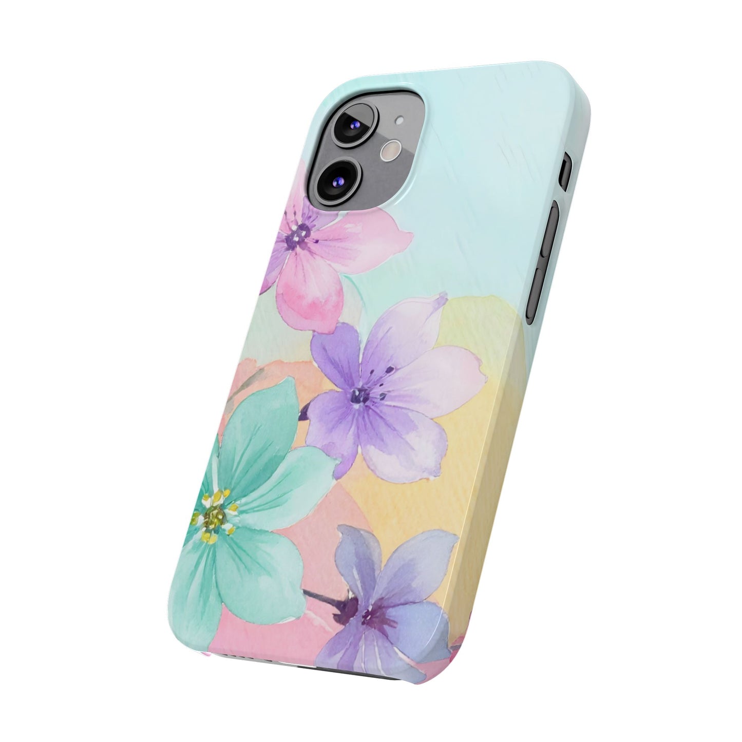 Slim Phone Case – Water Petal