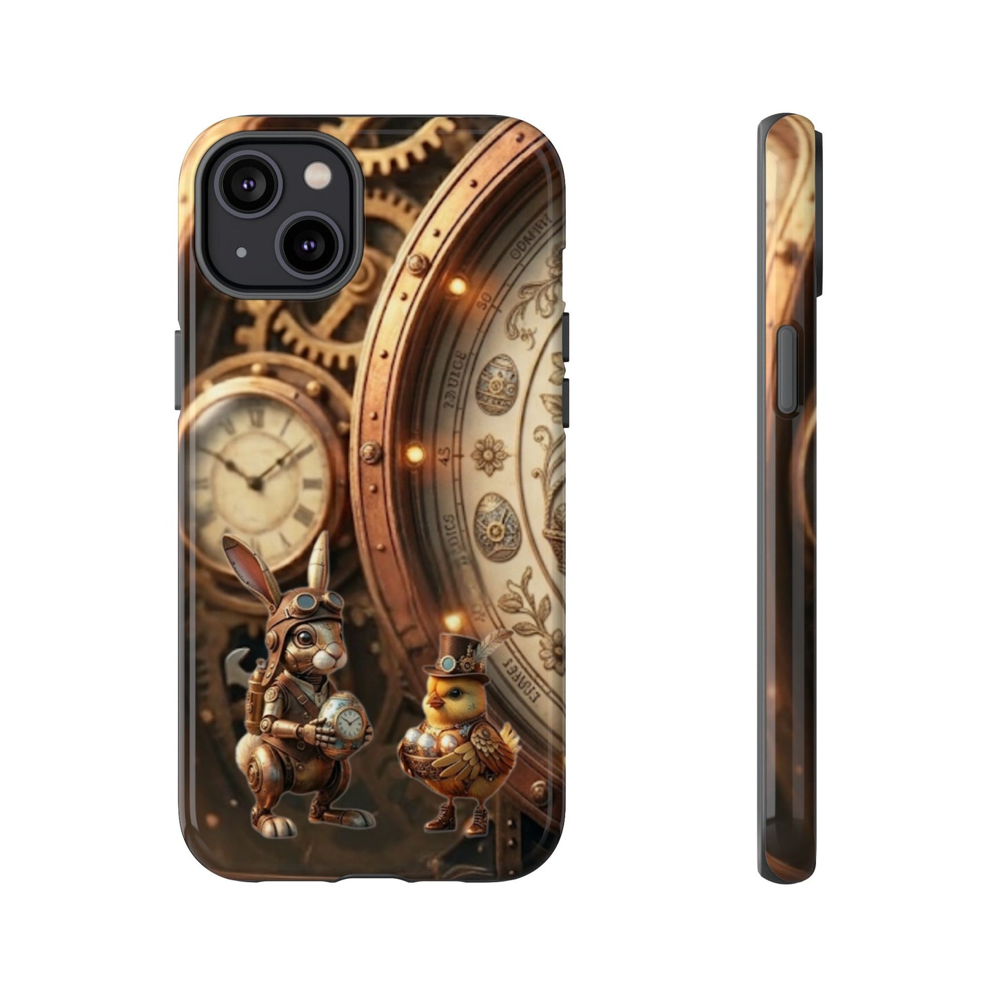 Protective Phone Case – Clockwork Cottontail