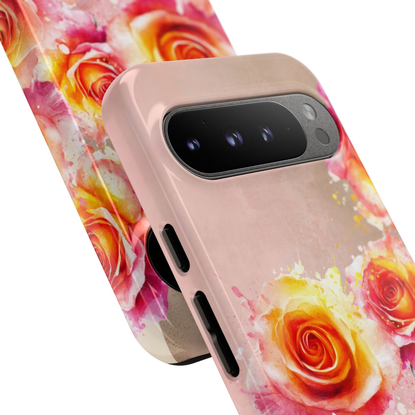 Protective Phone Case – Sunset Roses