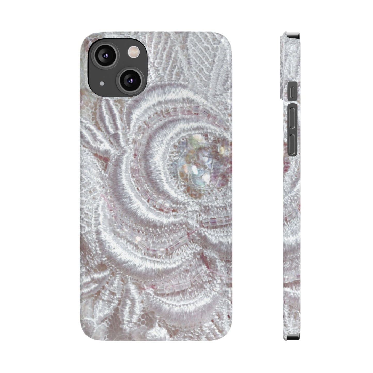 Slim Phone Case – Lace Veil