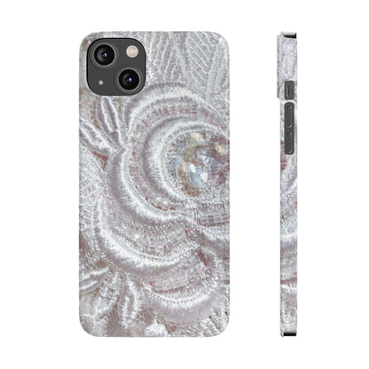 Slim Phone Case – Lace Veil
