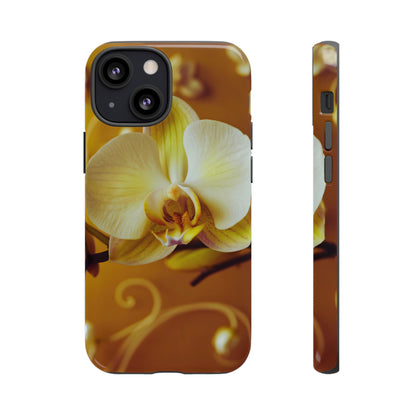 Protective Phone Case – Amber Orchid
