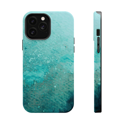 Wireless-Charging Compatible Case – Sea Glass