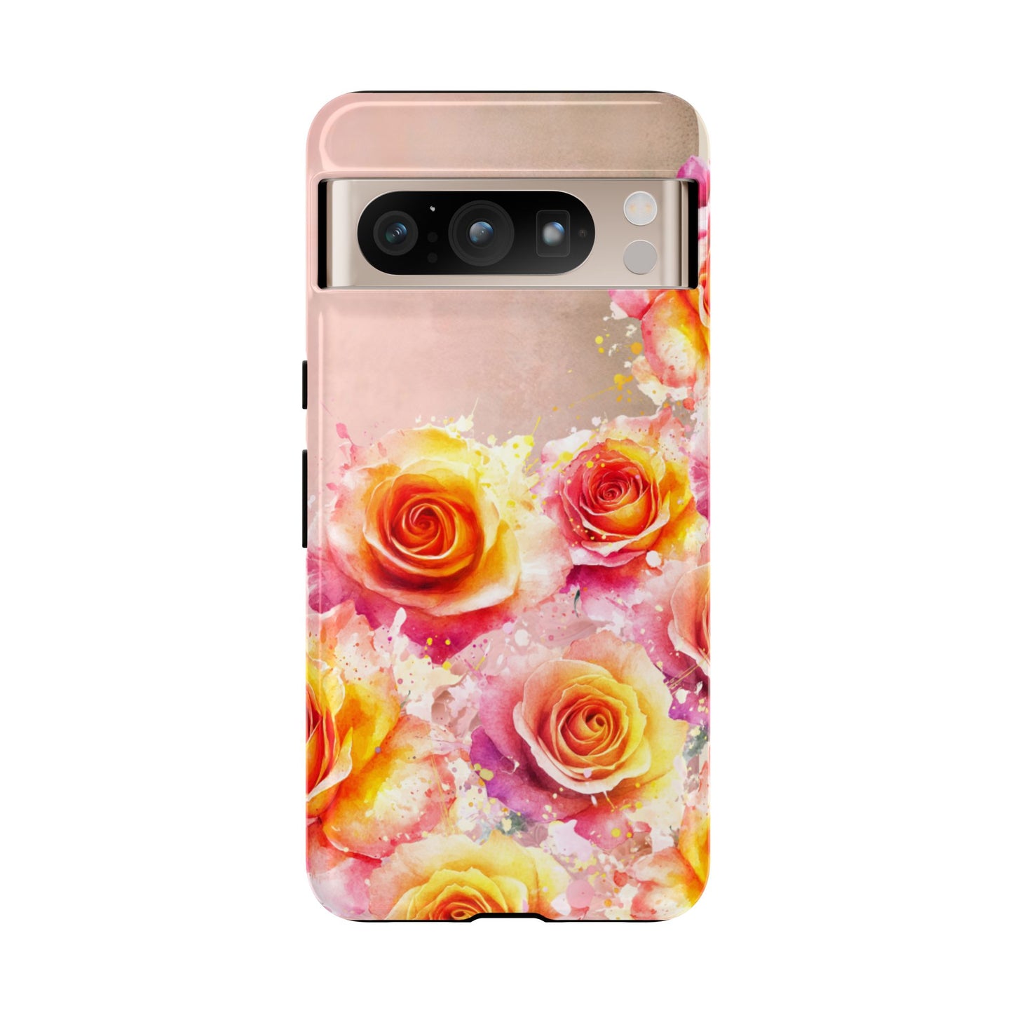 Protective Phone Case – Sunset Roses