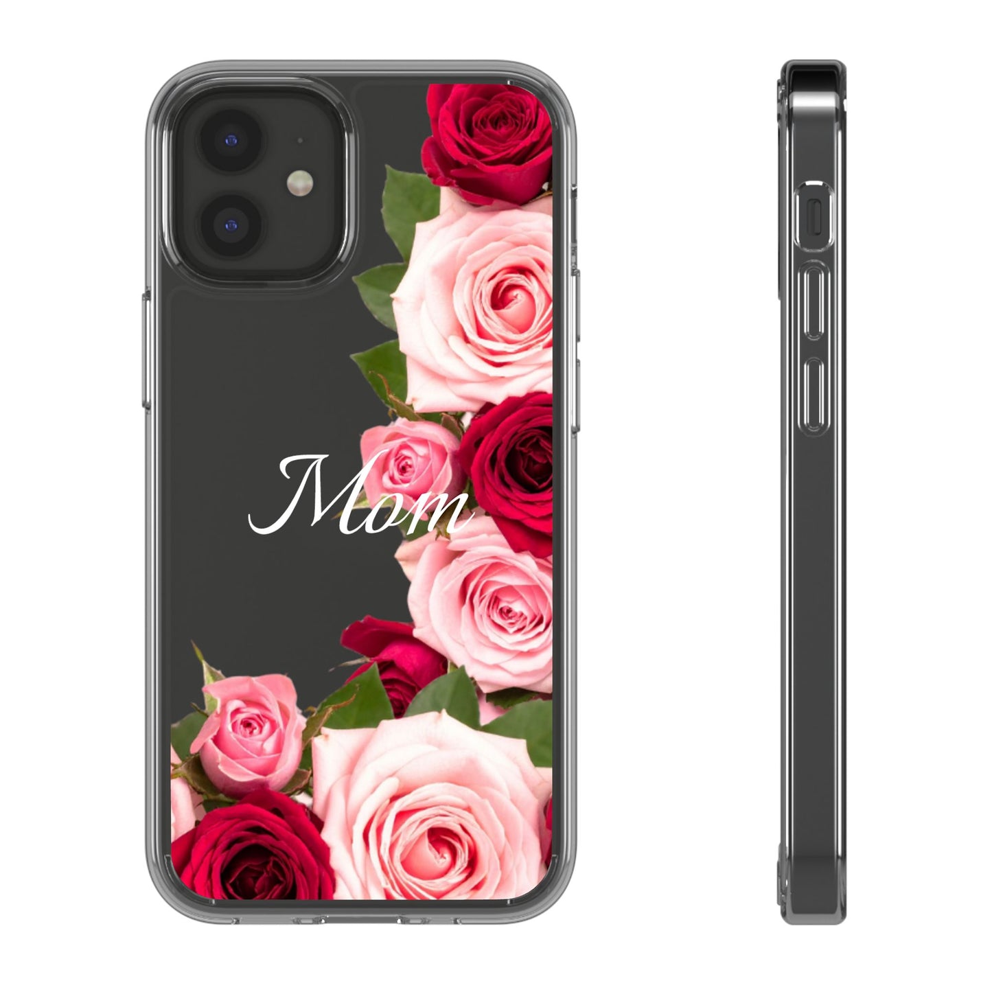Clear Phone Case – Mom’s Rose Bouquet