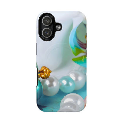 Protective Magnetic Phone Case – Mermaid's Pearl