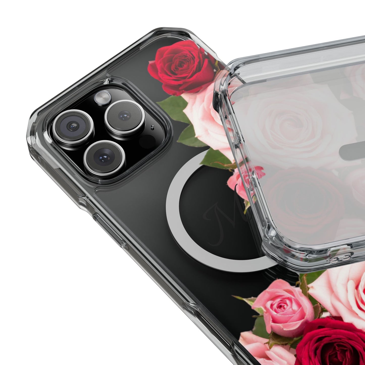 Clear Magnetic Phone Case – Mom’s Rose Bouquet