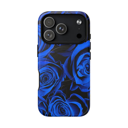 Protective Magnetic Phone Case – Midnight Bloom