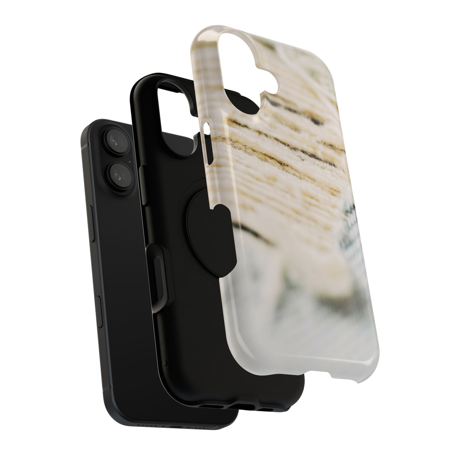 Impact-Resistant Phone Case – Woven Warmth