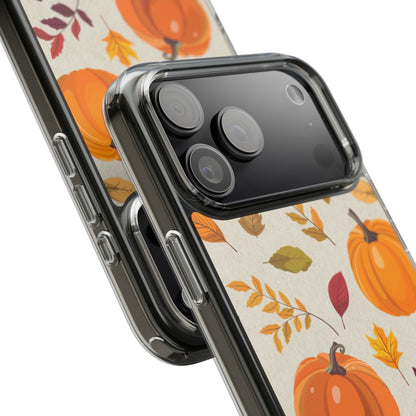 Clear Phone Case – Falling for Pumpkin