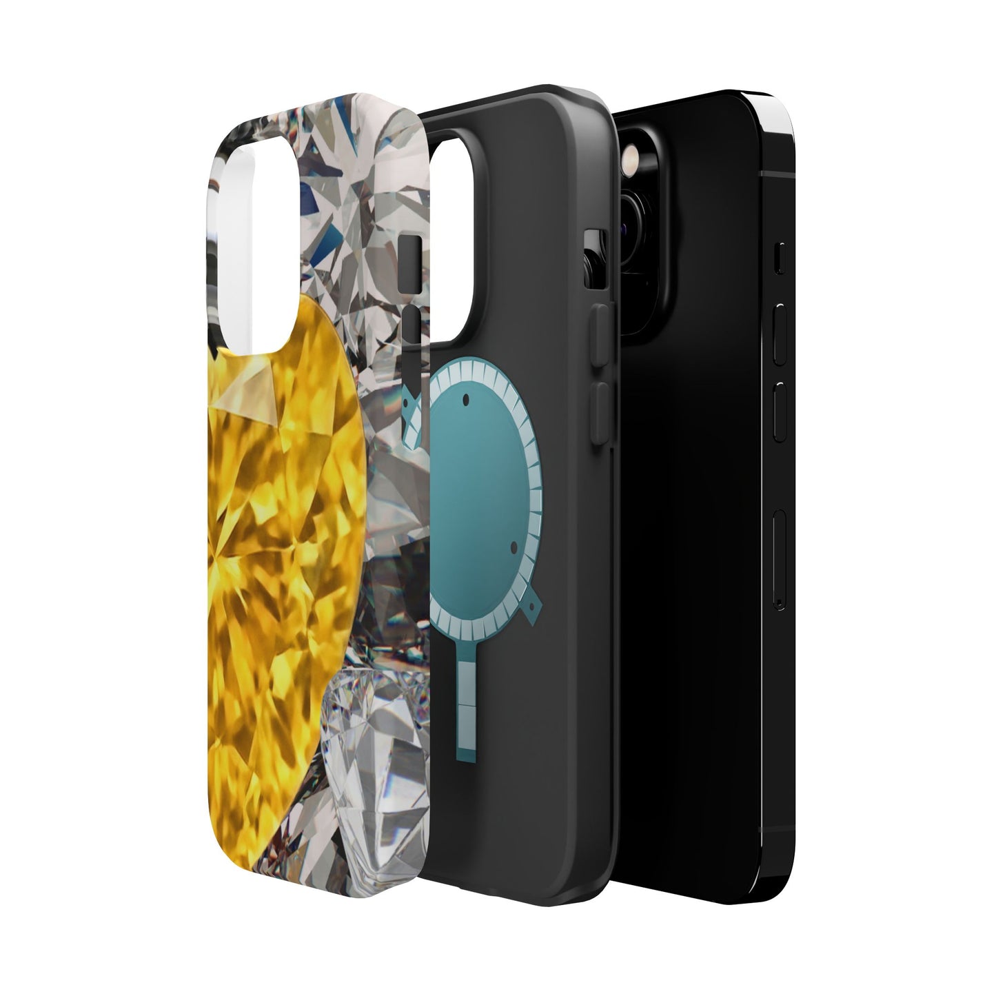 Wireless-Charging Compatible Case – Heart of Gold
