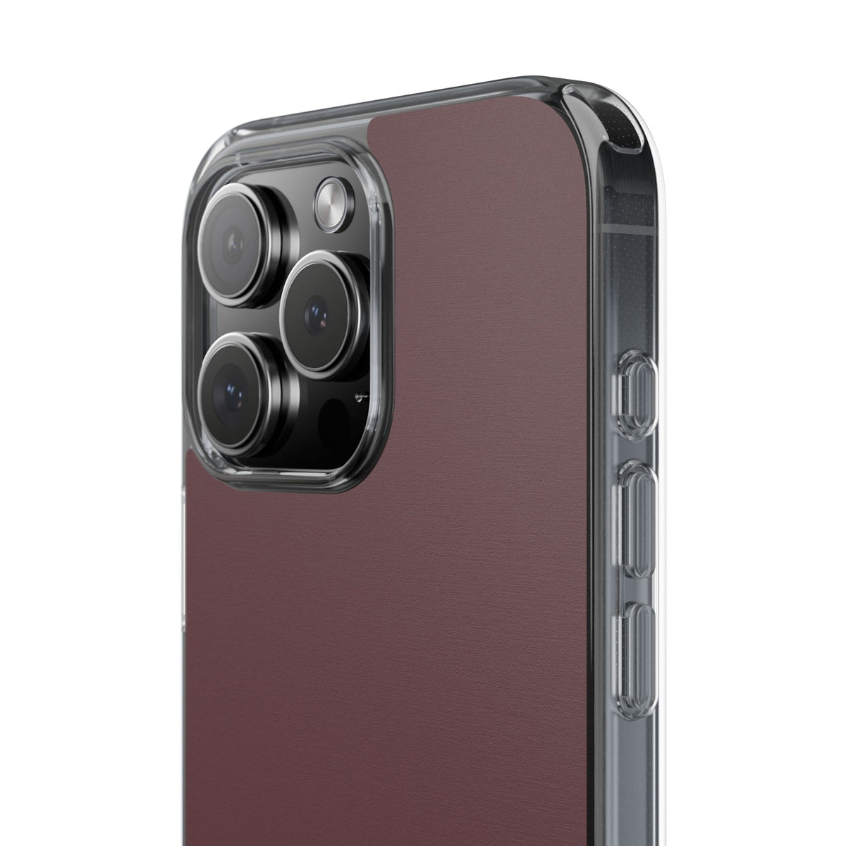 Clear Phone Case – Mulled Wine – Compatible with iPhone 13–17 & Samsung Galaxy S25–S26 Series