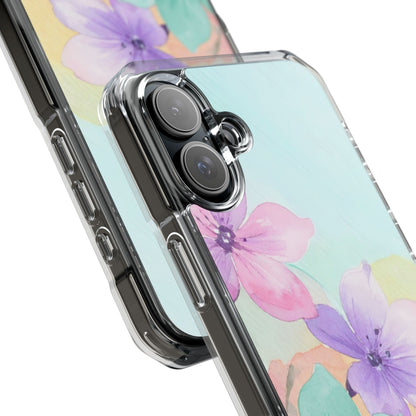 Clear Magnetic Phone Case – Water Petal