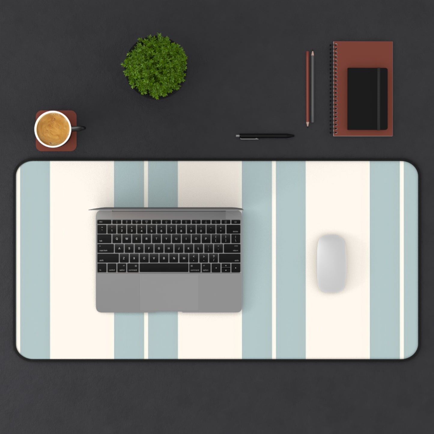 Desk Mat – Coastal Stripe