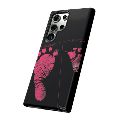 Protective Phone Case – Mom’s Little Pink Footprints