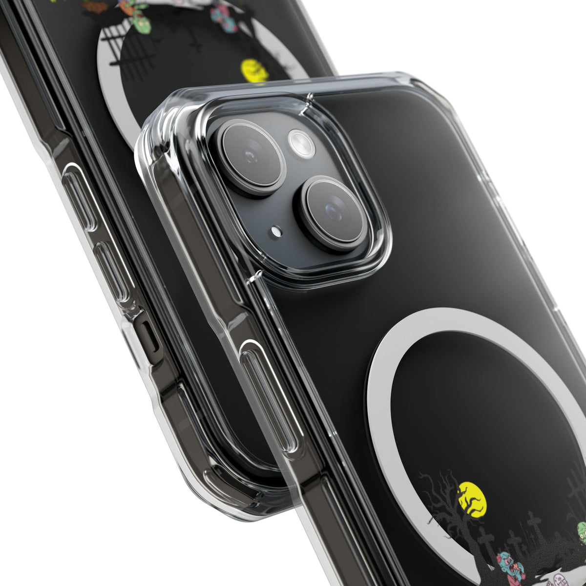Clear Magnetic Phone Case – Graveyard Shift