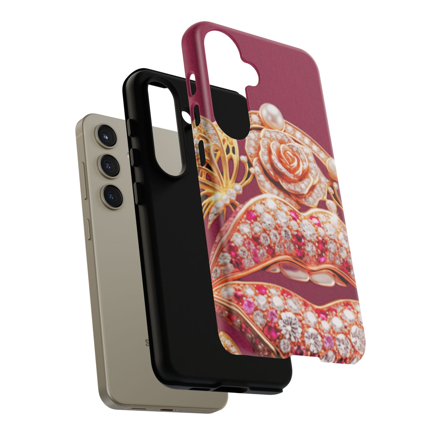 Protective Phone Case – Kiss of Gold