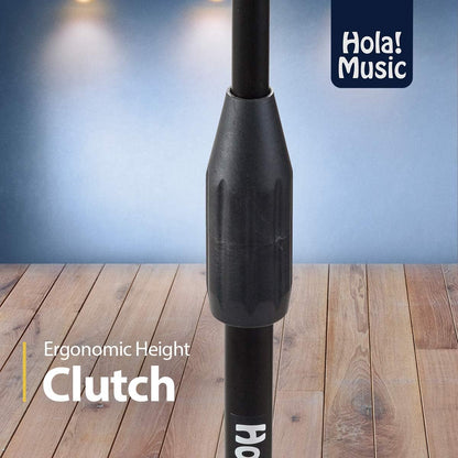 Mic Stand W/Adjustable Height for Home, Studio, Office or Stage Use – Weighted Base