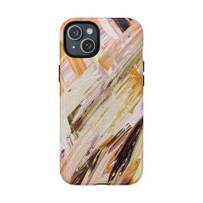 Protective Magnetic Phone Case – Brush & Bronze