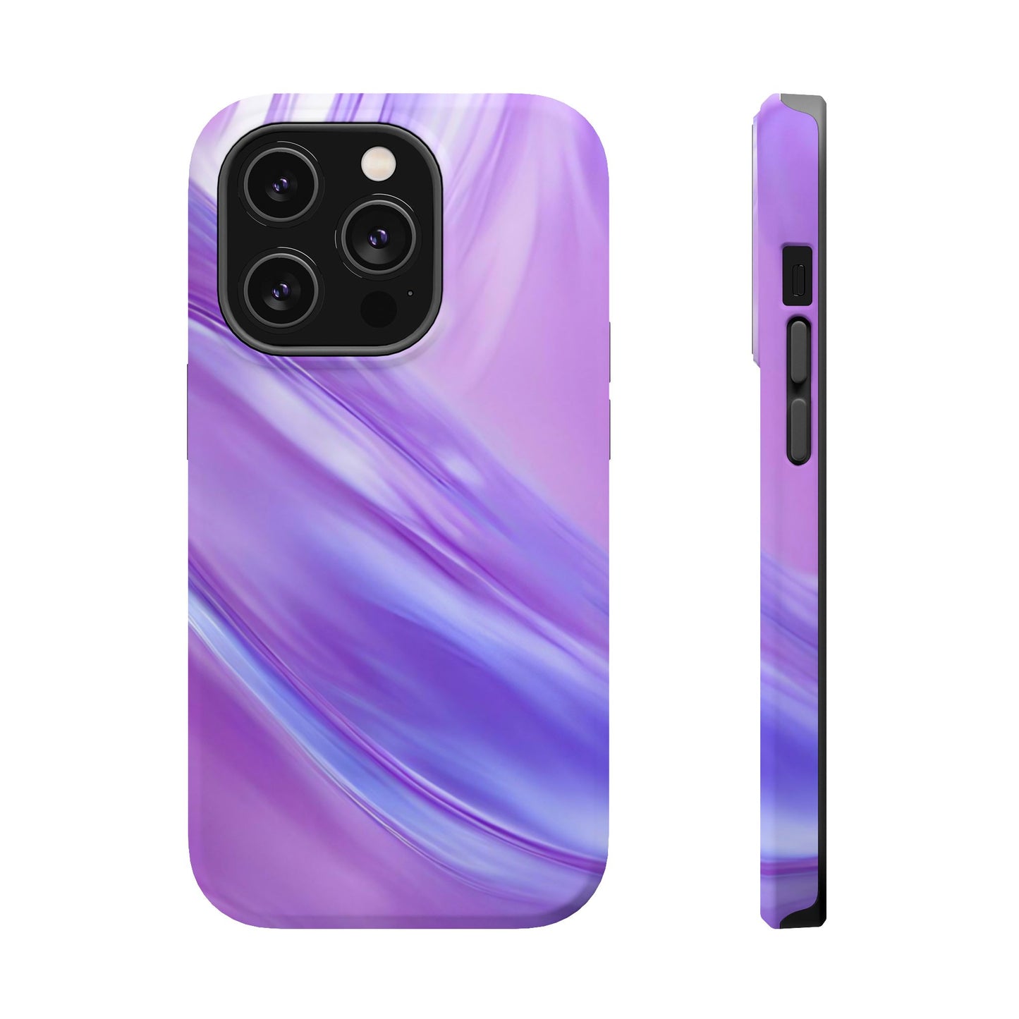 Wireless-Charging Compatible Case – Lavender Wave