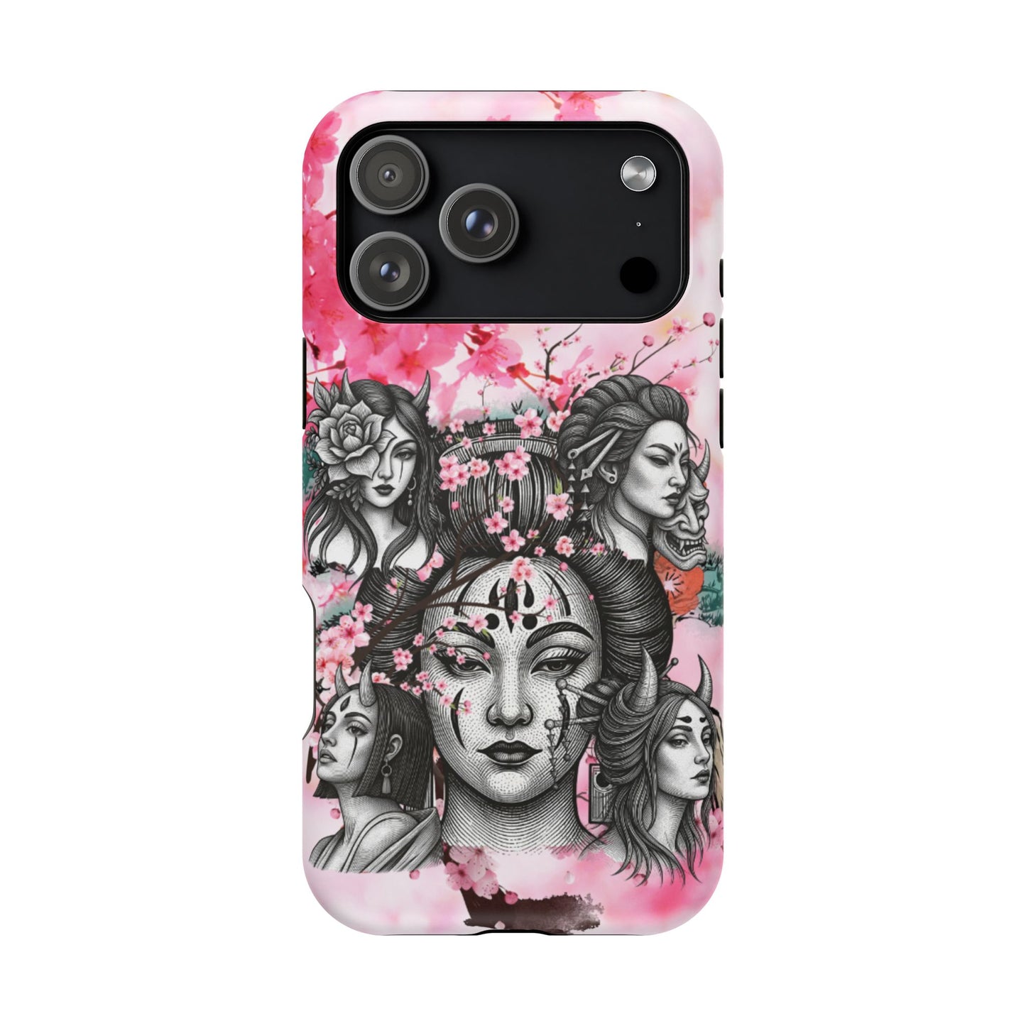 Wireless-Charging Compatible Case – Blossom & Thorn