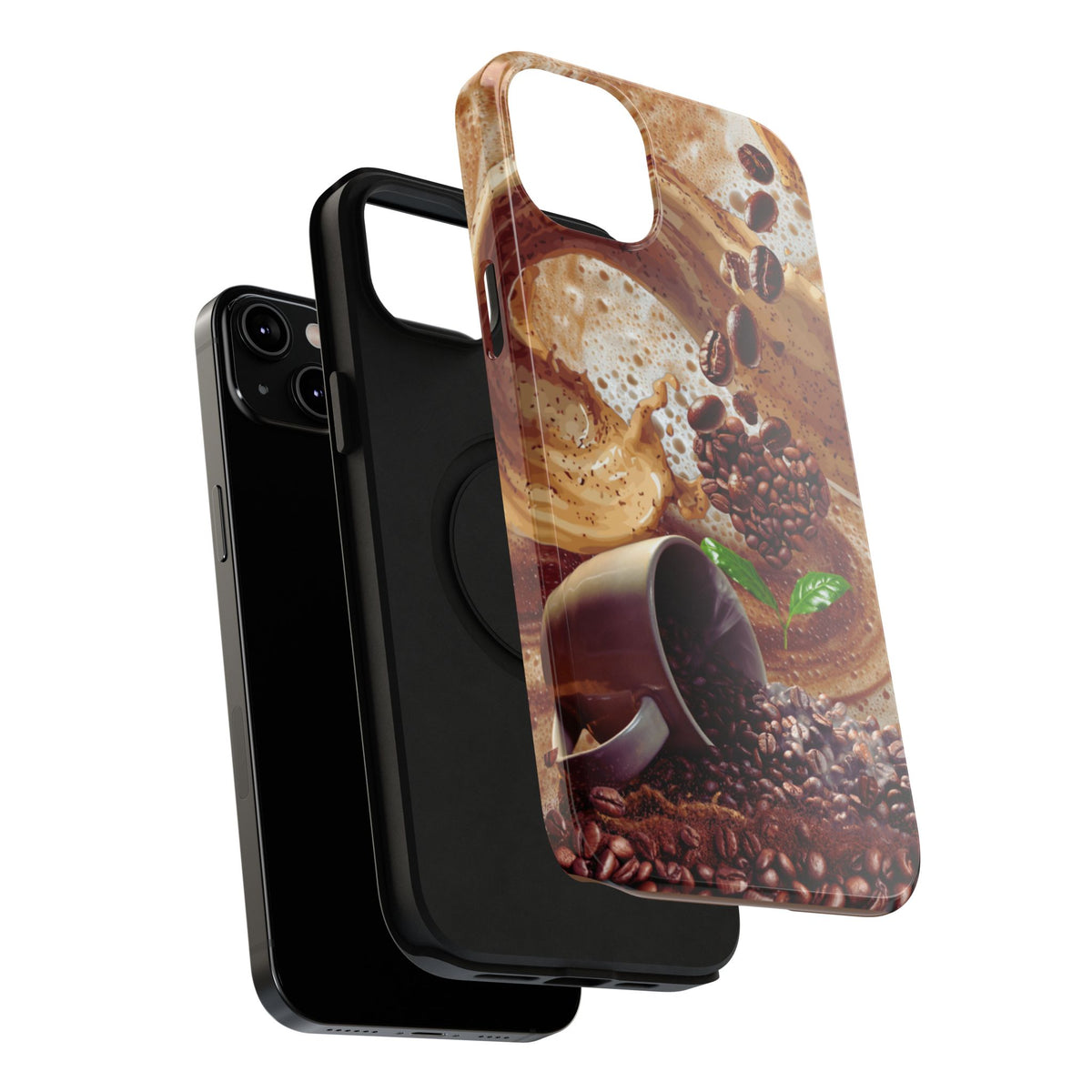 Impact-Resistant Phone Case – Love at First Sip – Compatible with iPhone 11–17 & Samsung Galaxy S22–S26 Series