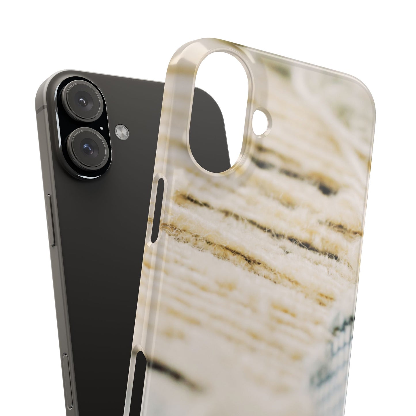 Slim Phone Case – Woven Warmth