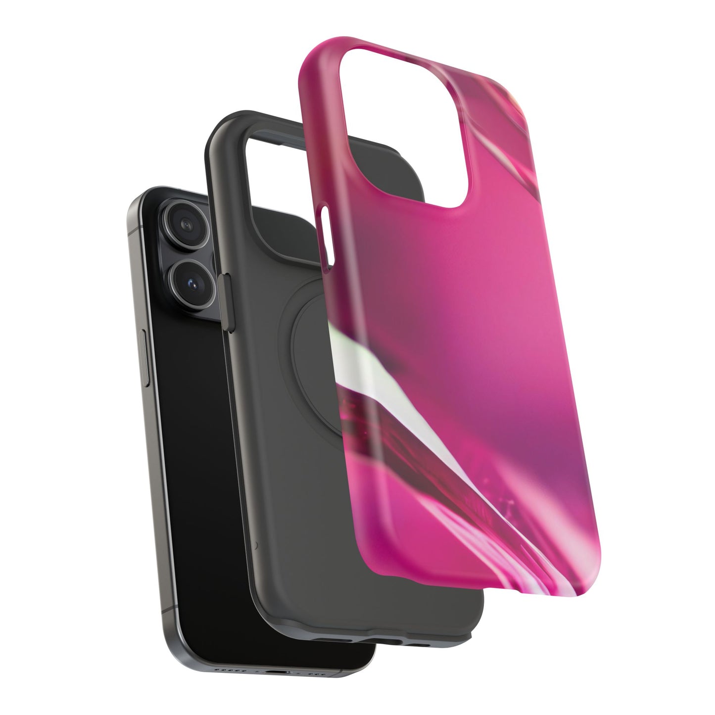 Impact-Resistant Phone Case – Magenta Motion