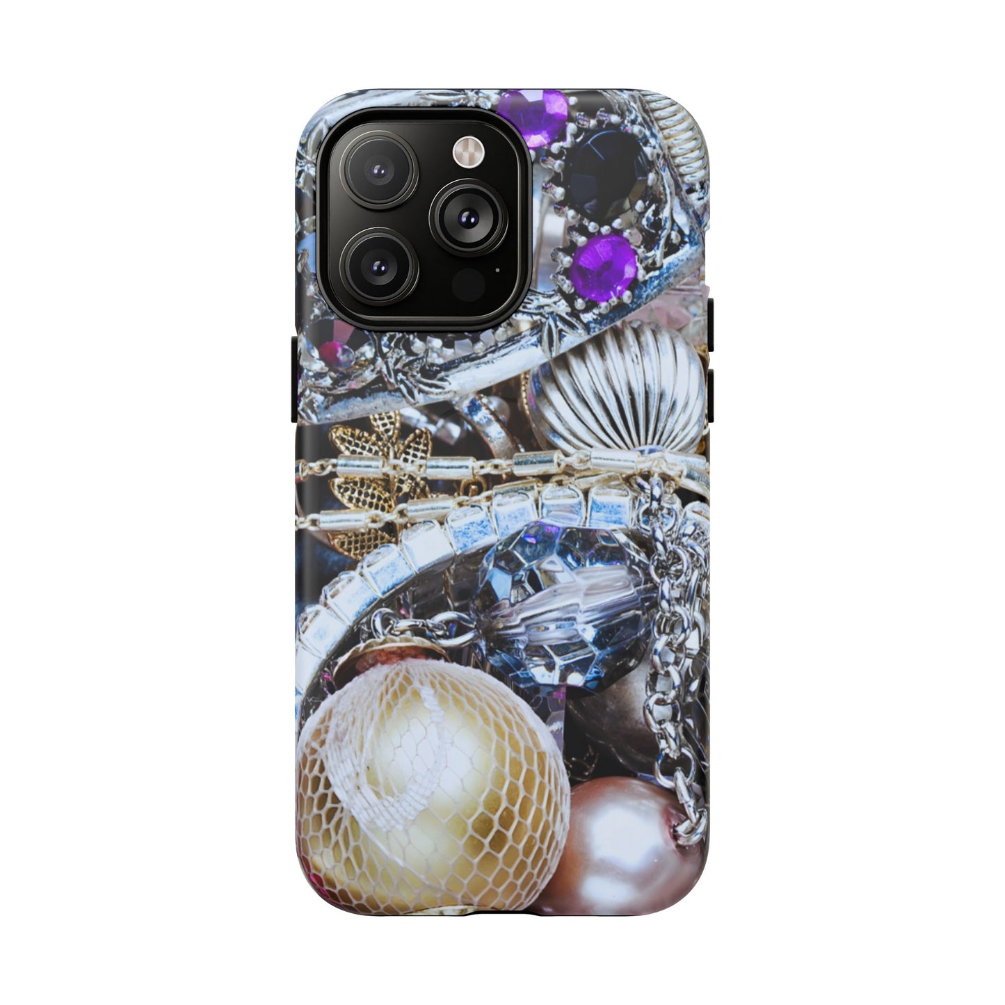 Protective Magnetic Phone Case – Chrome Jewel