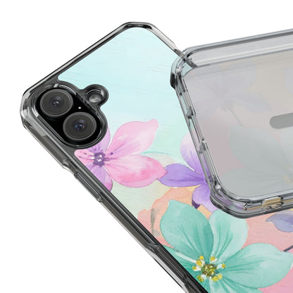 Clear Magnetic Phone Case – Water Petal