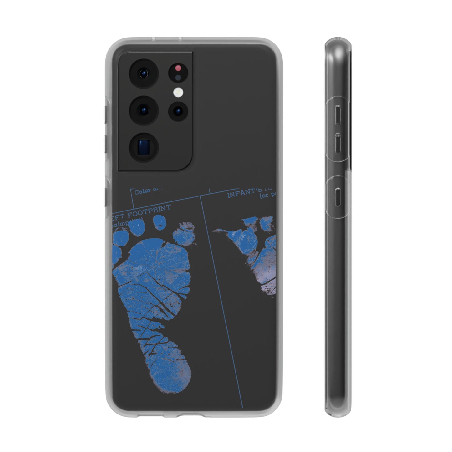 Flexi Case – Mom’s Little Blue Footprints