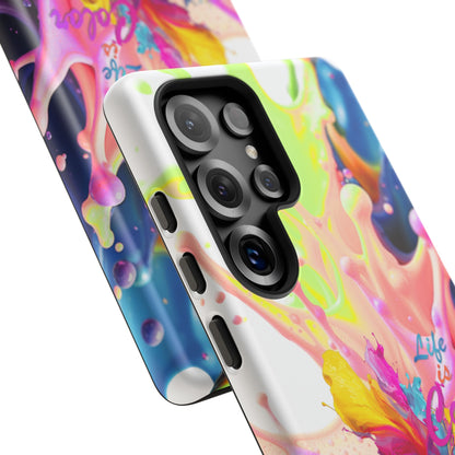 Color Splash Phone Case — “Life in Color” Protective Tough Case