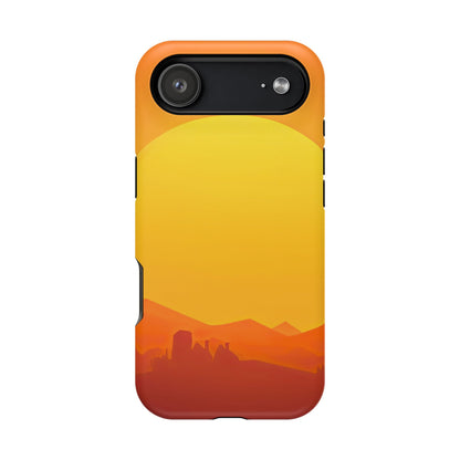 Wireless-Charging Compatible Case – Desert Sunrise