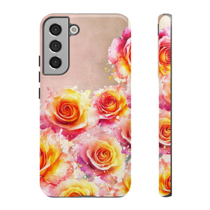 Protective Phone Case – Sunset Roses
