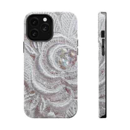 Wireless-Charging Compatible Case – Lace Veil