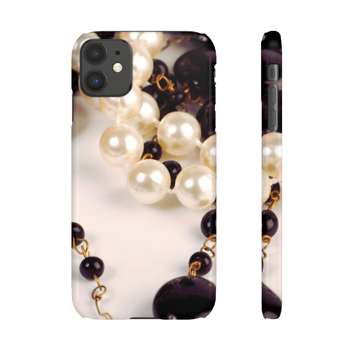 Snap Phone Case – Noir Pearl
