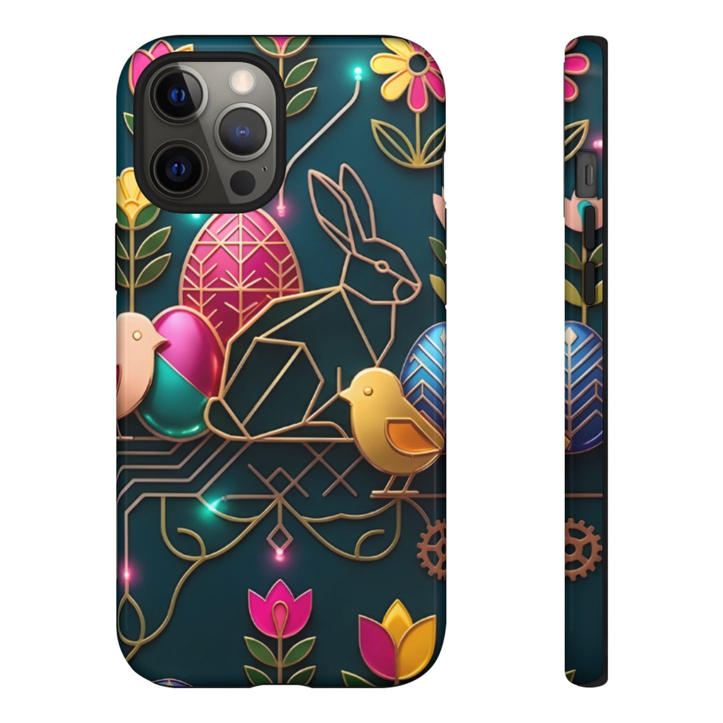 Protective Phone Case – Jeweled Garden
